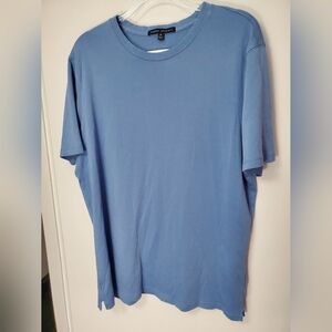 ROBERT BARAKETT GEORGIA CREWNECK 100% COTTON SHORT SLEEVE T-SHIRT MEN'S XL  BLUE